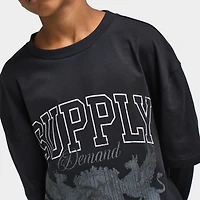 Supply & Demand Juniors' Falcon Long Sleeve Shirt / Black