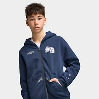 Supply & Demand Juniors' Scape Hoodie / Washed Navy Blazer