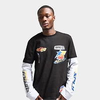 Supply & Demand Boyd Long Sleeve Graphic T-Shirt / Black