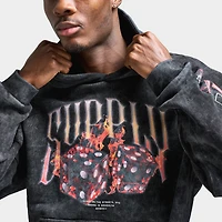Supply & Demand Fire Dice Pullover Hoodie / Washed Black