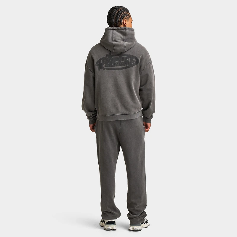 Supply & Demand Fracture Full Zip Hoodie / Washed Black