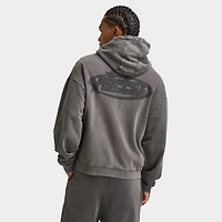 Supply & Demand Fracture Full Zip Hoodie / Washed Black