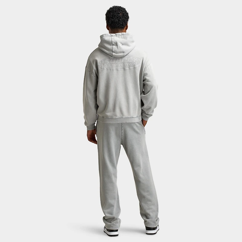 Supply & Demand Fracture Full Zip Hoodie / Washed High Rise