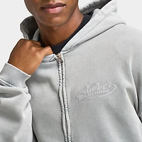 Supply & Demand Fracture Full Zip Hoodie / Washed High Rise