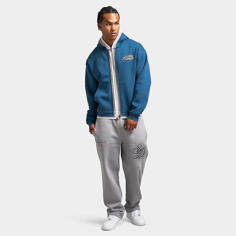 Supply & Demand Tripple Zip-Up Hoodie / Dark Denim