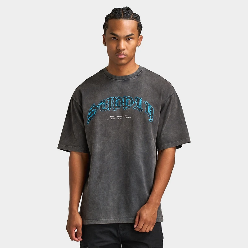 Supply & Demand Tatter Tee / Washed Black