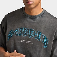Supply & Demand Tatter Tee / Washed Black