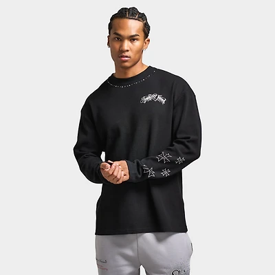 Supply & Demand Inked Long Sleeve T-shirt / Black