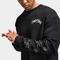 Supply & Demand Inked Long Sleeve T-shirt / Black