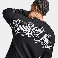 Supply & Demand Inked Long Sleeve T-shirt / Black