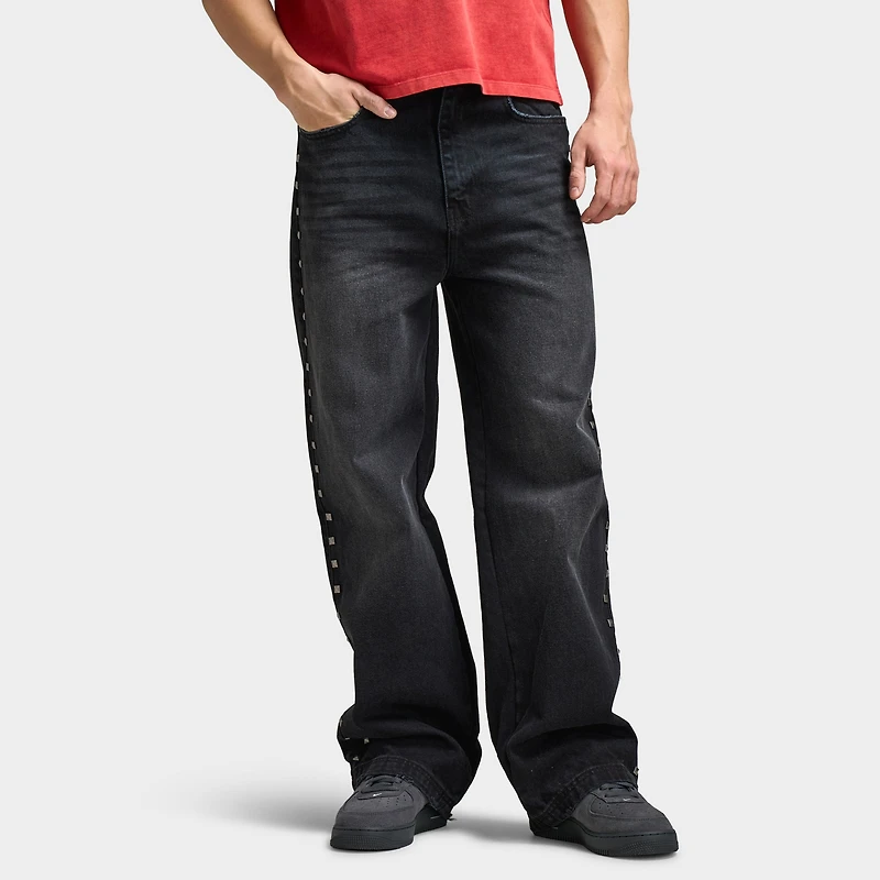 Supply & Demand Jad Pantalon Jogger / Denim noir délavé