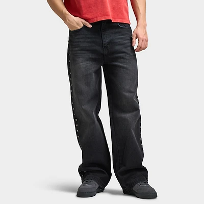 Supply & Demand Jad Pantalon Jogger / Denim noir délavé