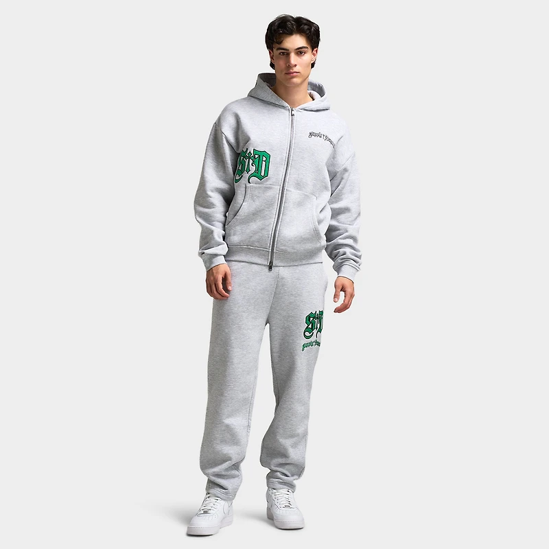 Supply & Demand Atomic Full Zip Hoodie / Light Grey Marl