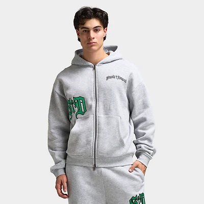 Supply & Demand Atomic Full Zip Hoodie / Light Grey Marl