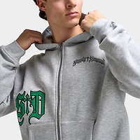 Supply & Demand Atomic Full Zip Hoodie / Light Grey Marl