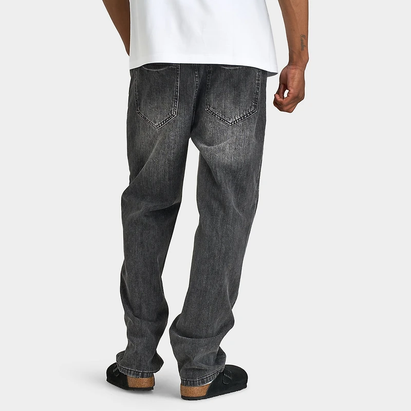 Supply & Demand Disguise Embossing and Rip Jeans / Black Washed Denim