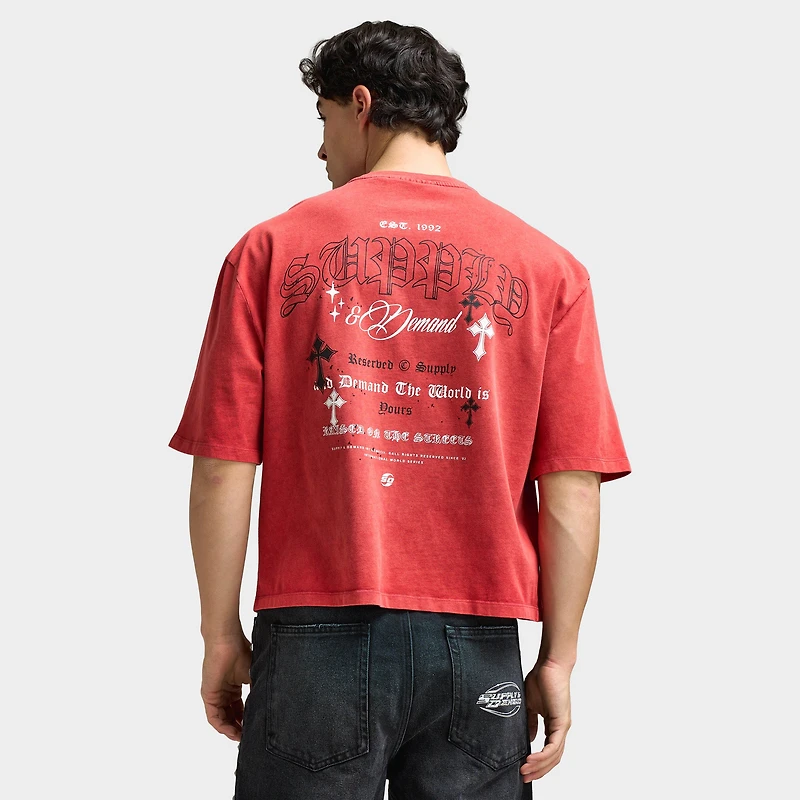 Supply & Demand t-shirt Graphique / Jester Rouge
