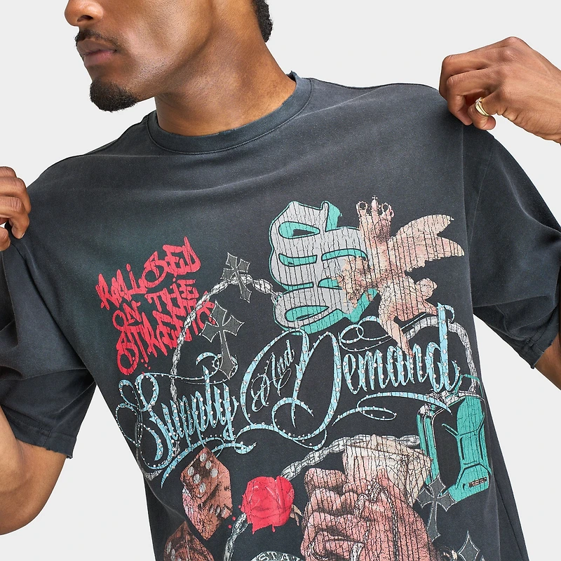 Supply & Demand T-shirt Motley / Noir