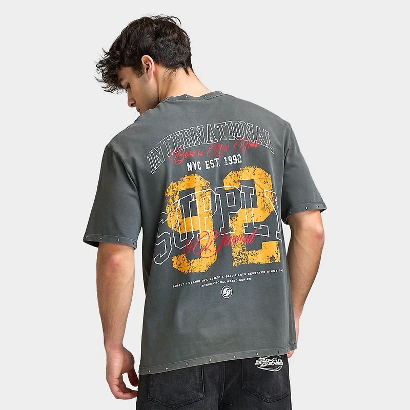 Supply & Demand Transfer T-Shirt / Volcanic Ash