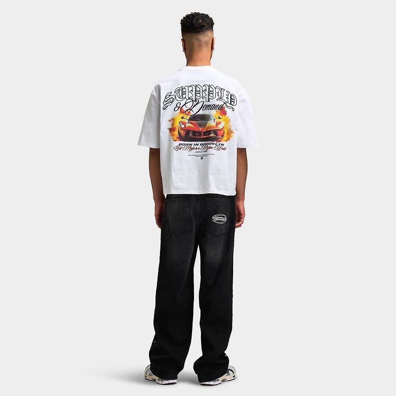 Supply & Demand Flagger T-Shirt / Optic White