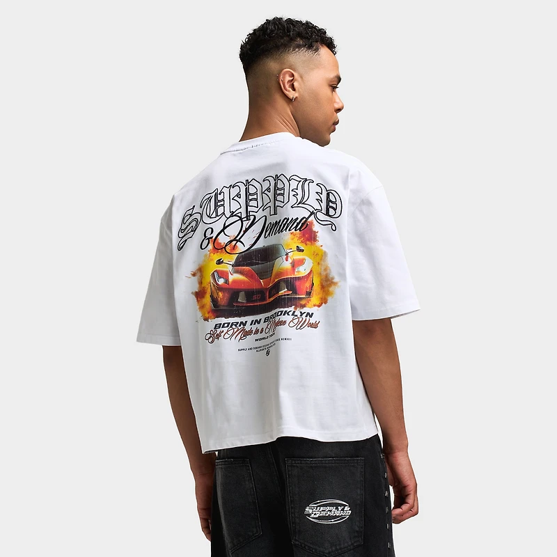 Supply & Demand Flagger T-Shirt / Optic White