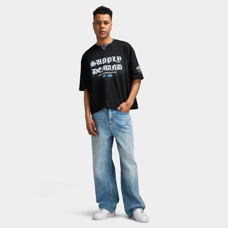 Supply Demand Sponsor T-Shirt / Washed Black