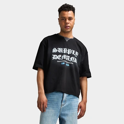 Supply Demand Sponsor T-Shirt / Washed Black