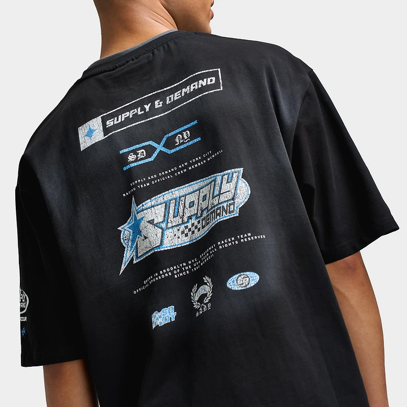 Supply & Demand T-shirt / Noir délavé