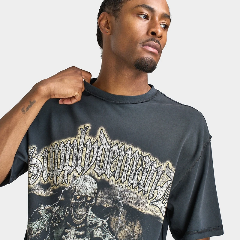 Supply & Demand Structure Tee / Washed Black