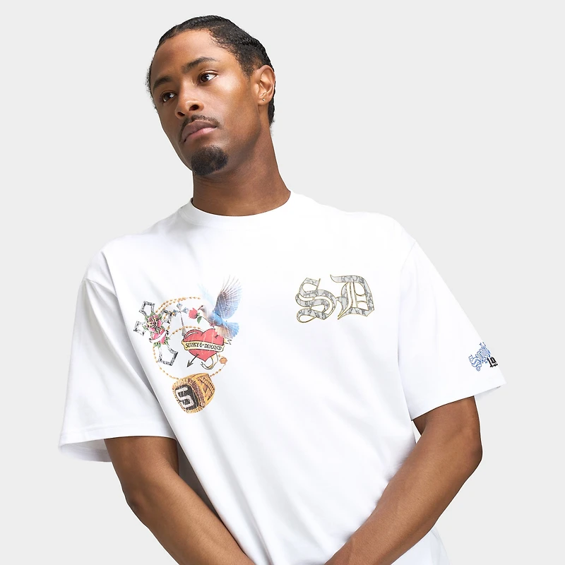 Supply & Demand T-shirt Vieilli / Blanc Optique