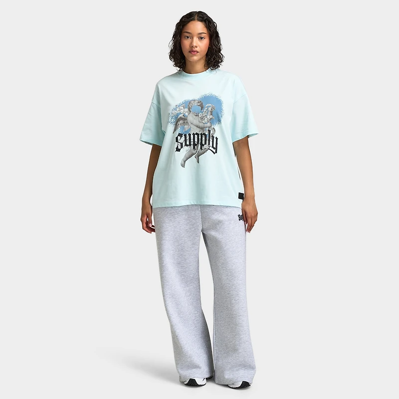 Supply & Demand Women's Lucid T-Shirt / Saltwater Slide