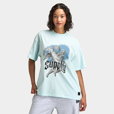 Supply & Demand Women's Lucid T-Shirt / Saltwater Slide