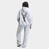 Supply & Demand Women's Wings Pullover Hoodie / Light Grey