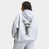 Supply & Demand Women's Wings Pullover Hoodie / Light Grey