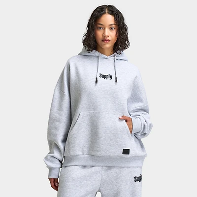 Supply & Demand Women's Wings Pullover Hoodie / Light Grey