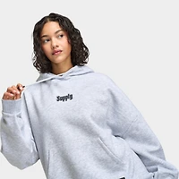 Supply & Demand Women's Wings Pullover Hoodie / Light Grey
