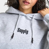 Supply & Demand Women's Wings Pullover Hoodie / Light Grey