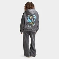 Supply & Demand Women's Scorp Full Zip Hoodie / Dark Grey Wash