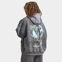 Supply & Demand Women's Scorp Full Zip Hoodie / Dark Grey Wash