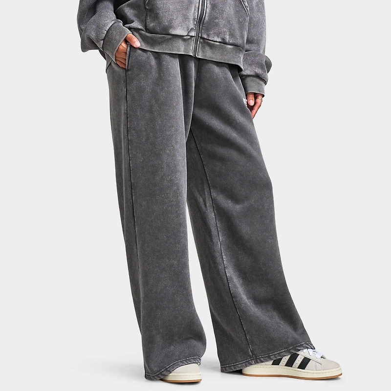 Supply & Demand Women's Scorp Wide Leg Joggers / Dark Grey Wash