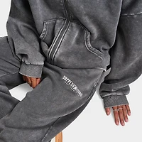 Supply & Demand Women's Scorp Wide Leg Joggers / Dark Grey Wash
