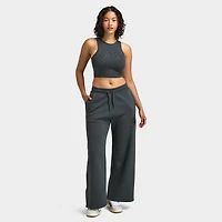 Supply & Demand Women's Spray Tank / Dark Grey With Diamantes