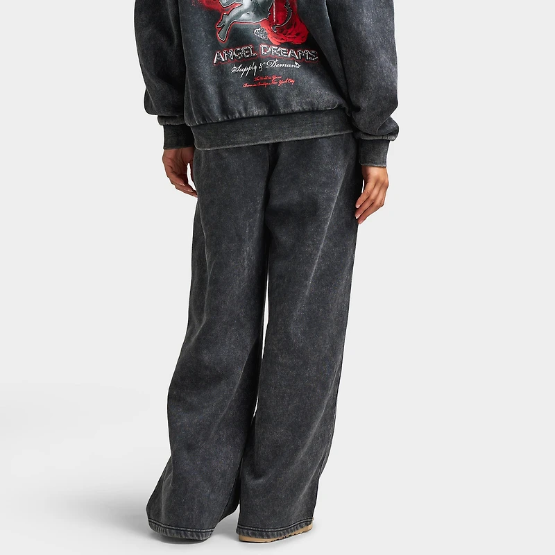Supply & Demand Femmes Pantalon Jogger Angel Dream / Noir délavé
