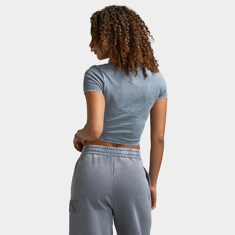 Supply & Demand Women's Raw Slim Tee / Grey Shingles