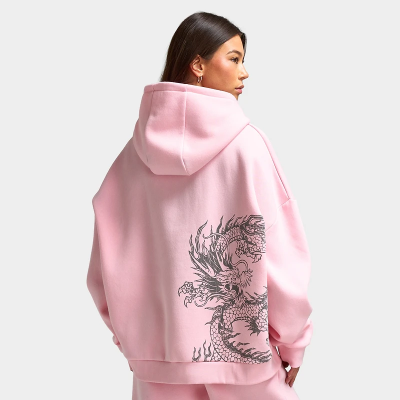 Supply & Demand Chandail à capuche Ragon pour femmes / Ombre rose