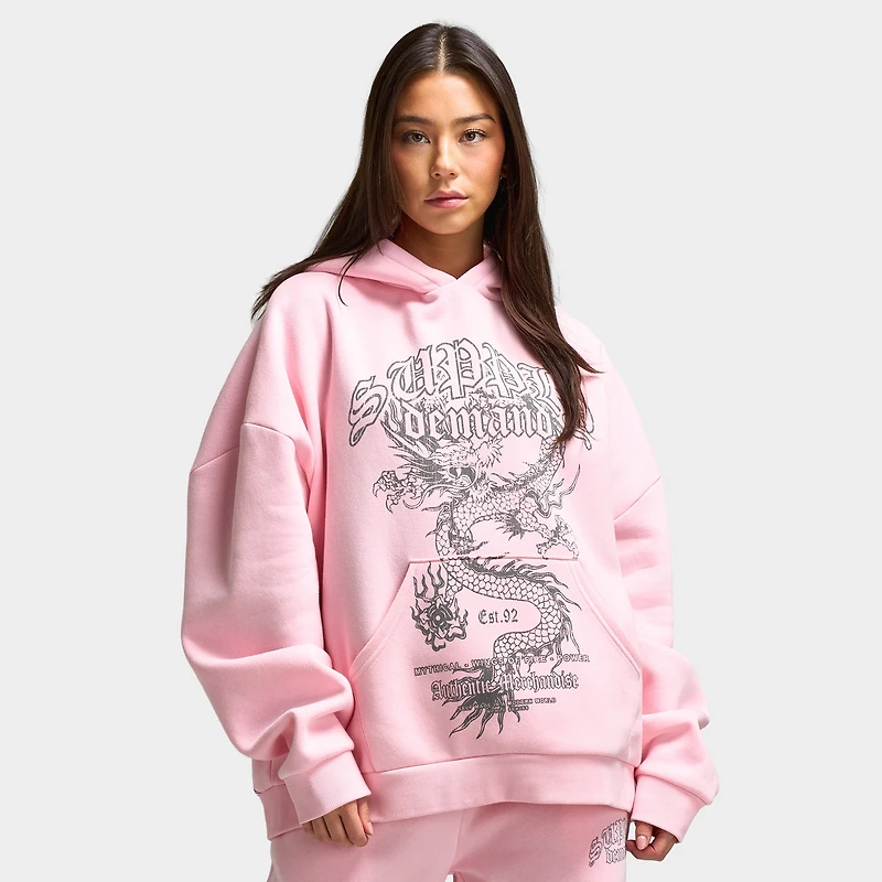 Supply & Demand Chandail à capuche Ragon pour femmes / Ombre rose