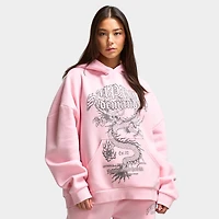 Supply & Demand Chandail à capuche Ragon pour femmes / Ombre rose