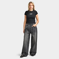 Supply & Demand Stud Jeans Large / Gris Délavé