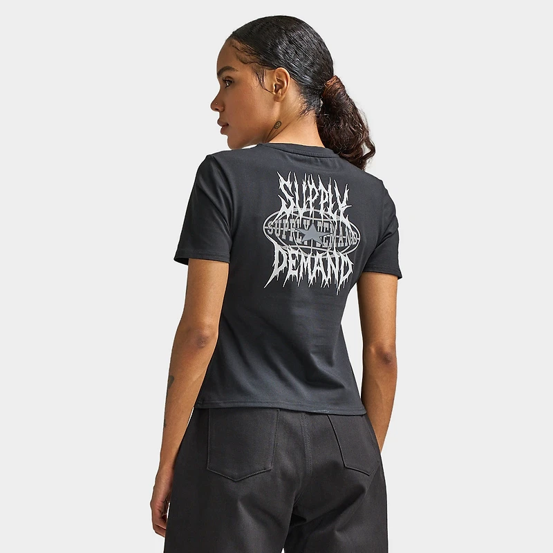 Supply & Demand T-shirt Gothique / Noir