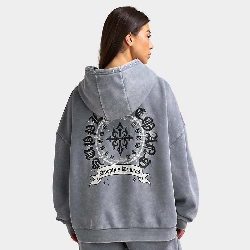 Supply & Demand Celtic Full-Zip Hoodie / Gray Shingles